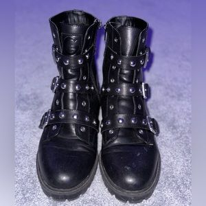 G by Guess black combat boots 8.5